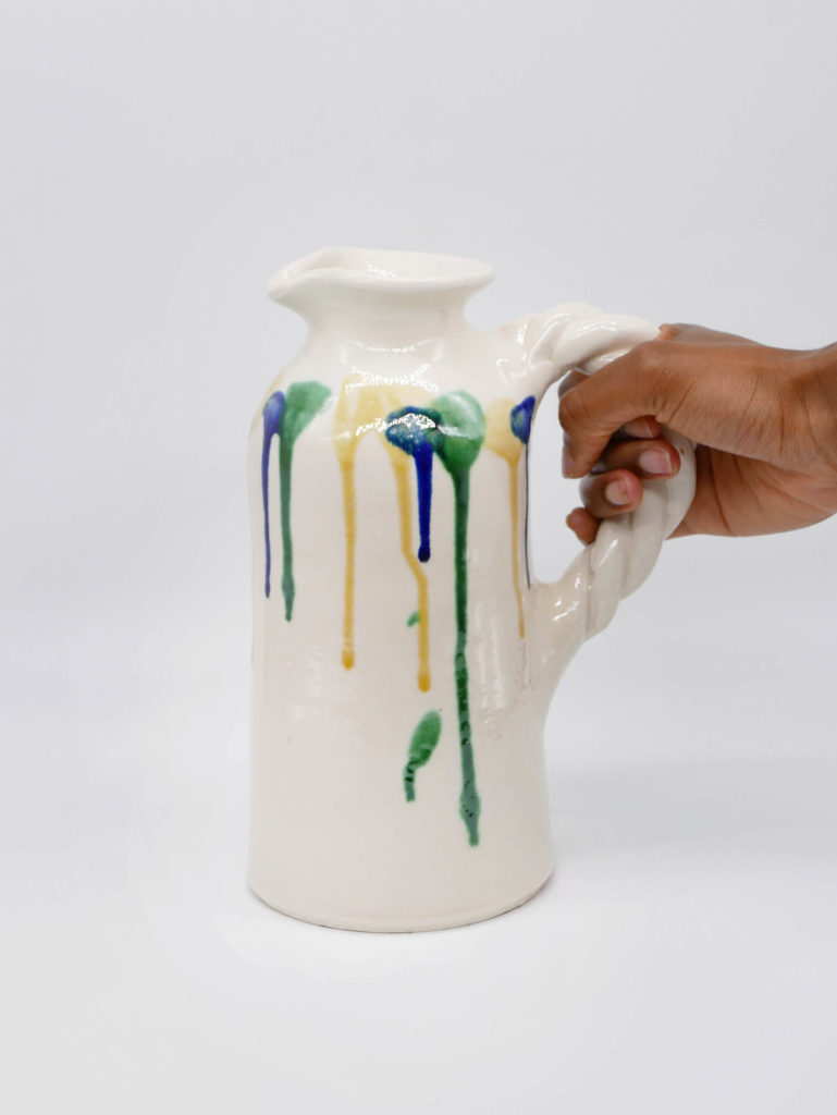 Ceramic water jug handmade in Spain