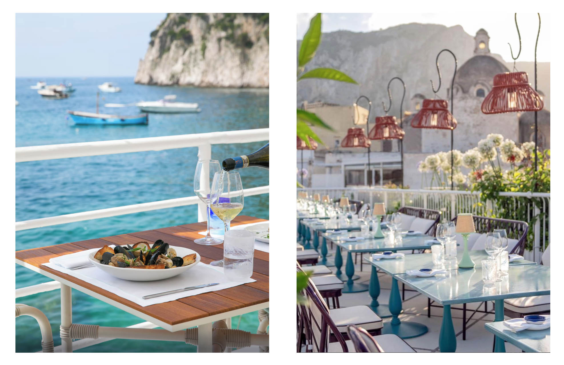 Palace Hôtel de luxe sur l'île de Capri en Italie
