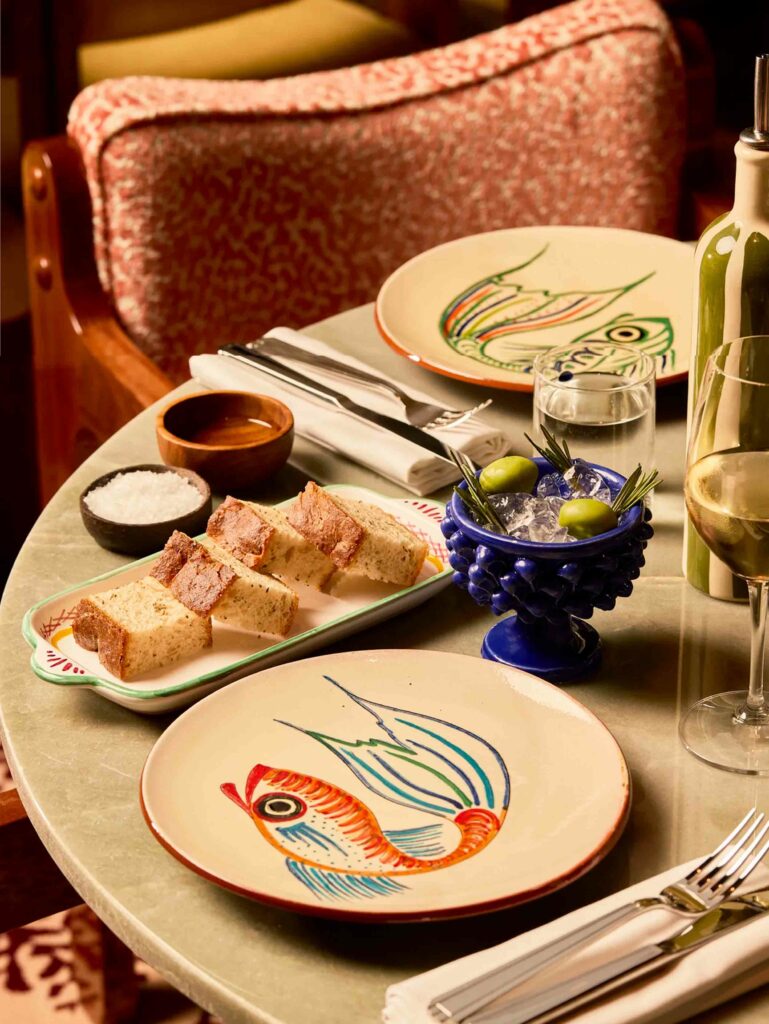 Restaurant Mimosa Riviera London fish plate